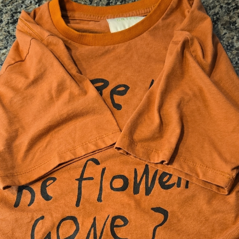 CRTFDFlowers Gone Tee - Terracotta Size L - Picture 6 of 6